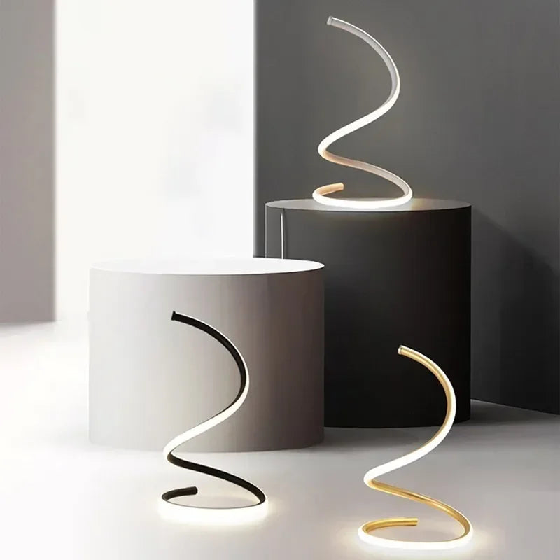 Minimalist LED Table Lamp with Adjustable Shade - Stylish Lighting for the Home