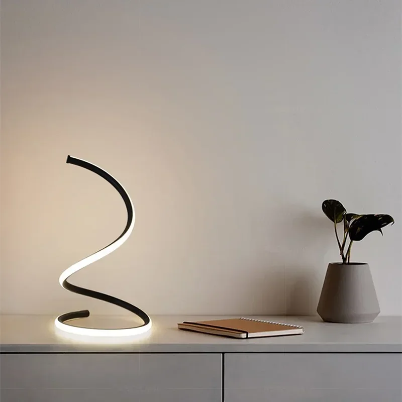 Minimalist LED Table Lamp with Adjustable Shade - Stylish Lighting for the Home