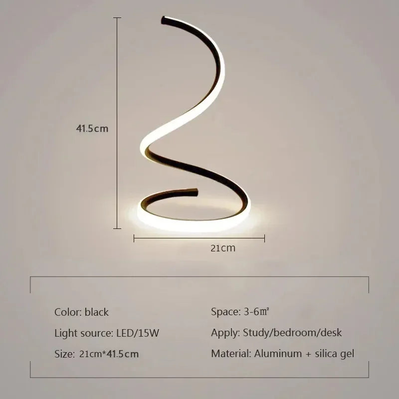 Minimalist LED Table Lamp with Adjustable Shade - Stylish Lighting for the Home