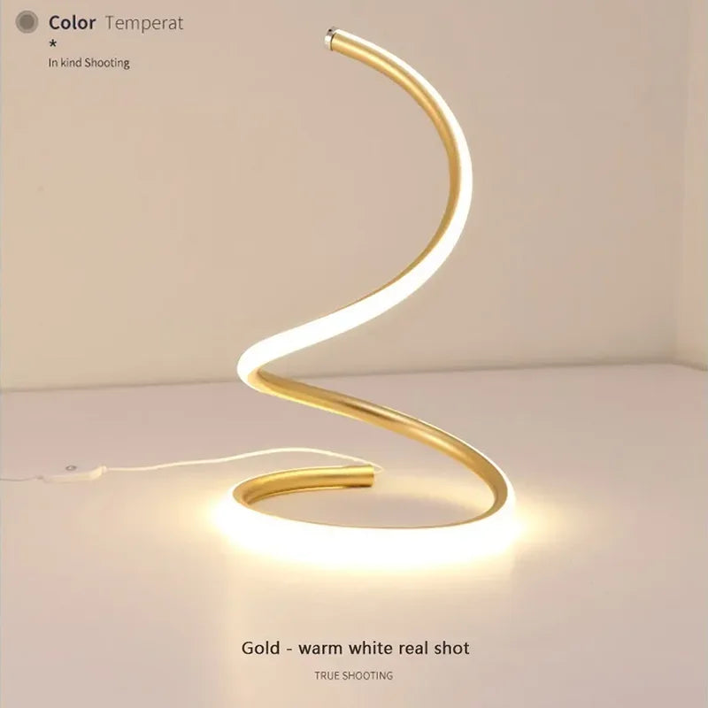 Minimalist LED Table Lamp with Adjustable Shade - Stylish Lighting for the Home