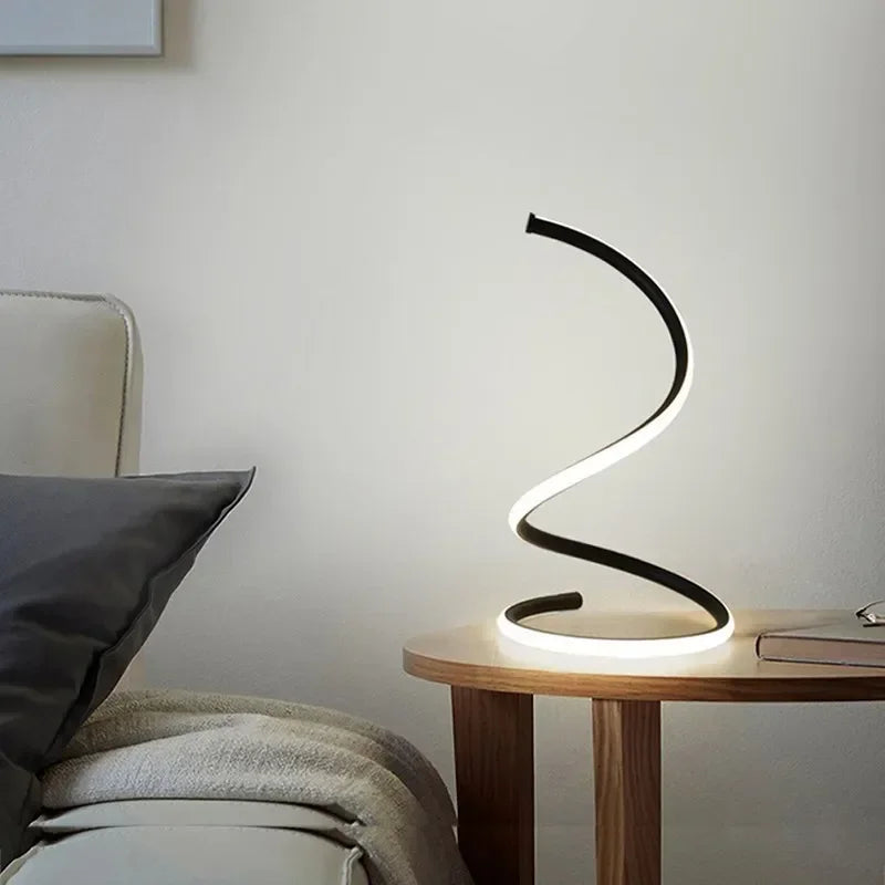 Minimalist LED Table Lamp with Adjustable Shade - Stylish Lighting for the Home