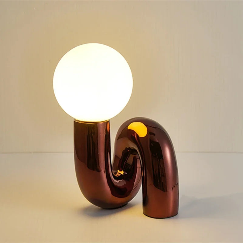 GlassSphere - Elegant Glass Ball Lamp for Stylish Spaces 