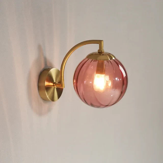 Nordic Glass Wall Lamp - Elegant Scandinavian Wall Lamp in Glass with Warm LED Light