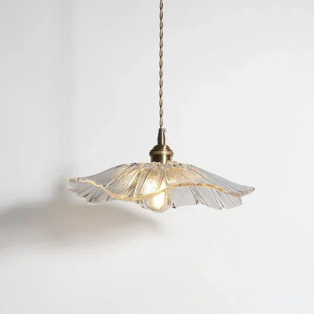 FloraShine Light - Elegant Glass Lamp with Flowers