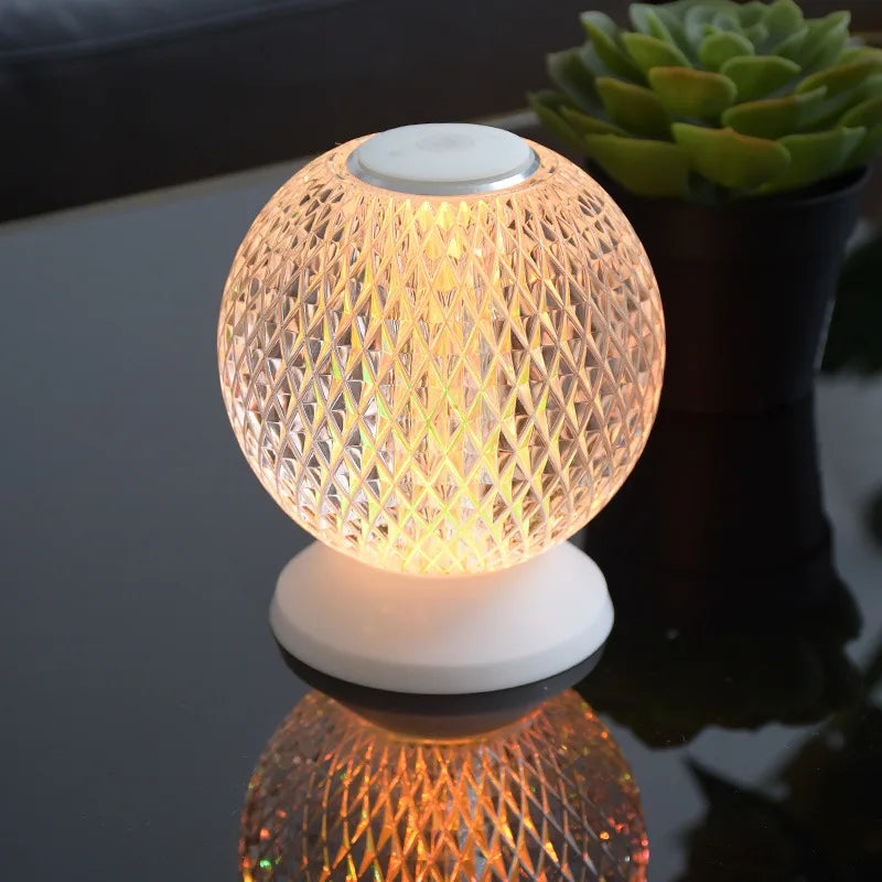 Chic Crystal Table Lamp – Wireless Luxury Lighting