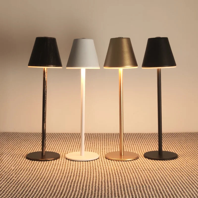 LumiFlex Wireless Desk Lamp - Elegant Lighting with Rechargeable Battery