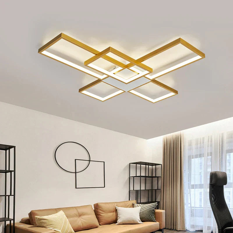 LuxeGlimmer Candelabra - Elegant LED Chandelier for Luxurious Interiors
