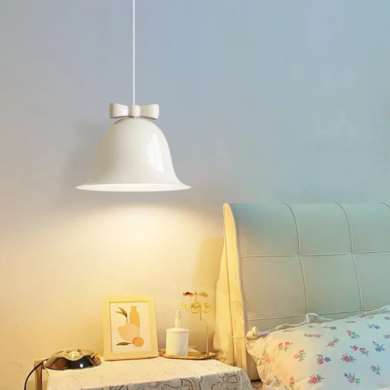 ElegantBow – Modern Arch LED Pendant Lamp for Atmospheric Lighting