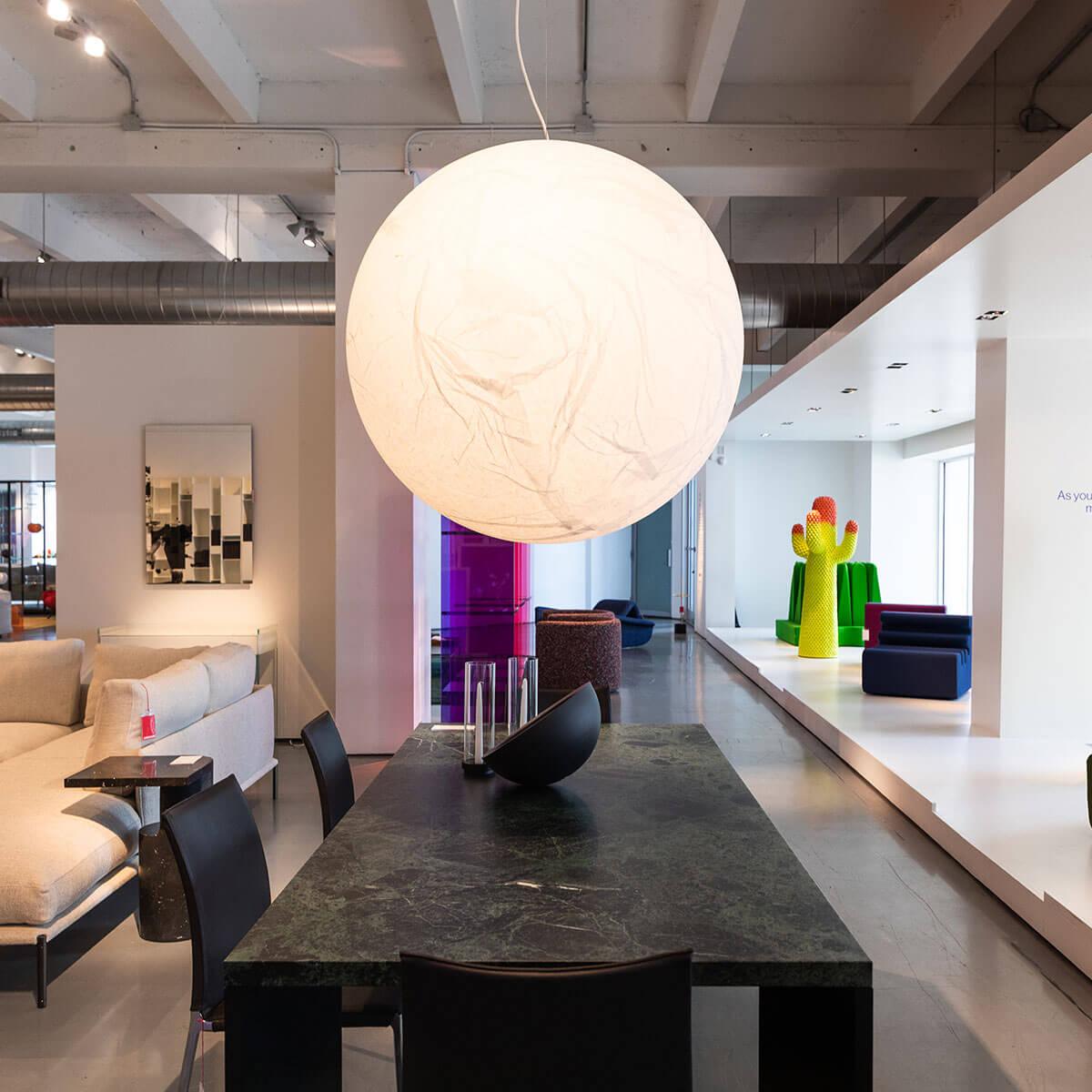 EclatSelene Ceiling Lamp - Luxurious Natural Silk Ceiling Lamp