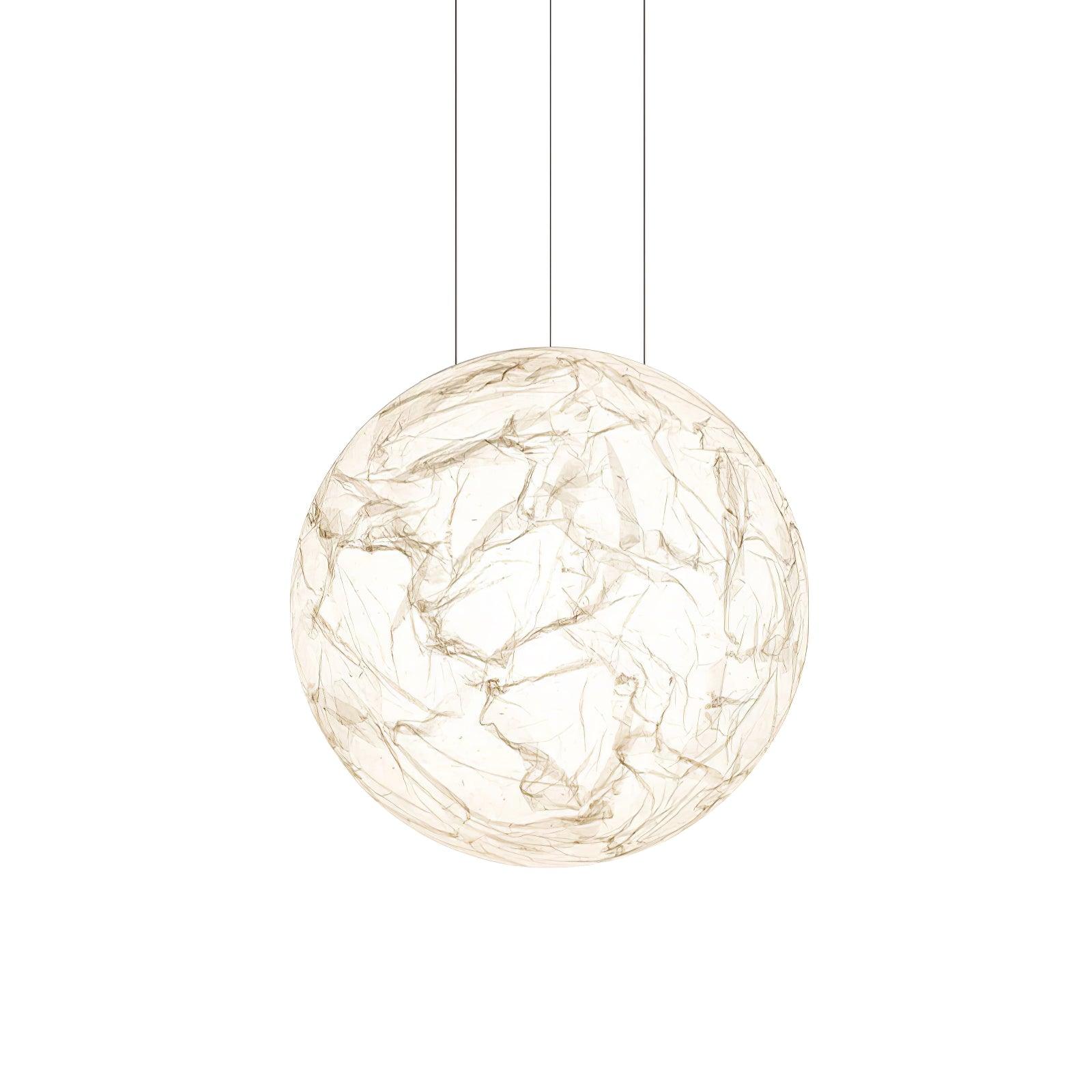 EclatSelene Ceiling Lamp - Luxurious Natural Silk Ceiling Lamp