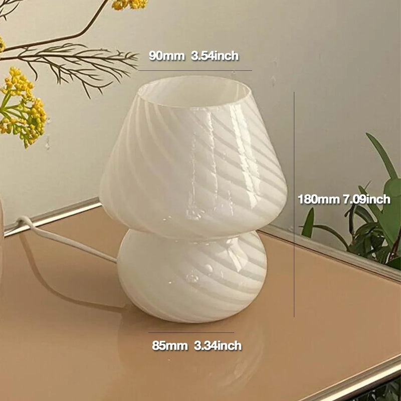 Lyxig Murano Glas Bordslampa - Elegant och Unik