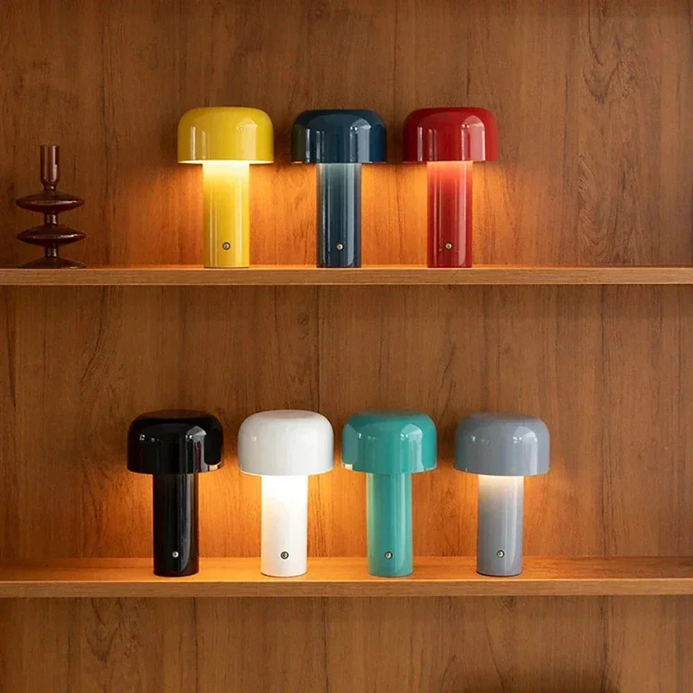 Powermush – Wireless Rechargeable LED Lamp with Playful Design