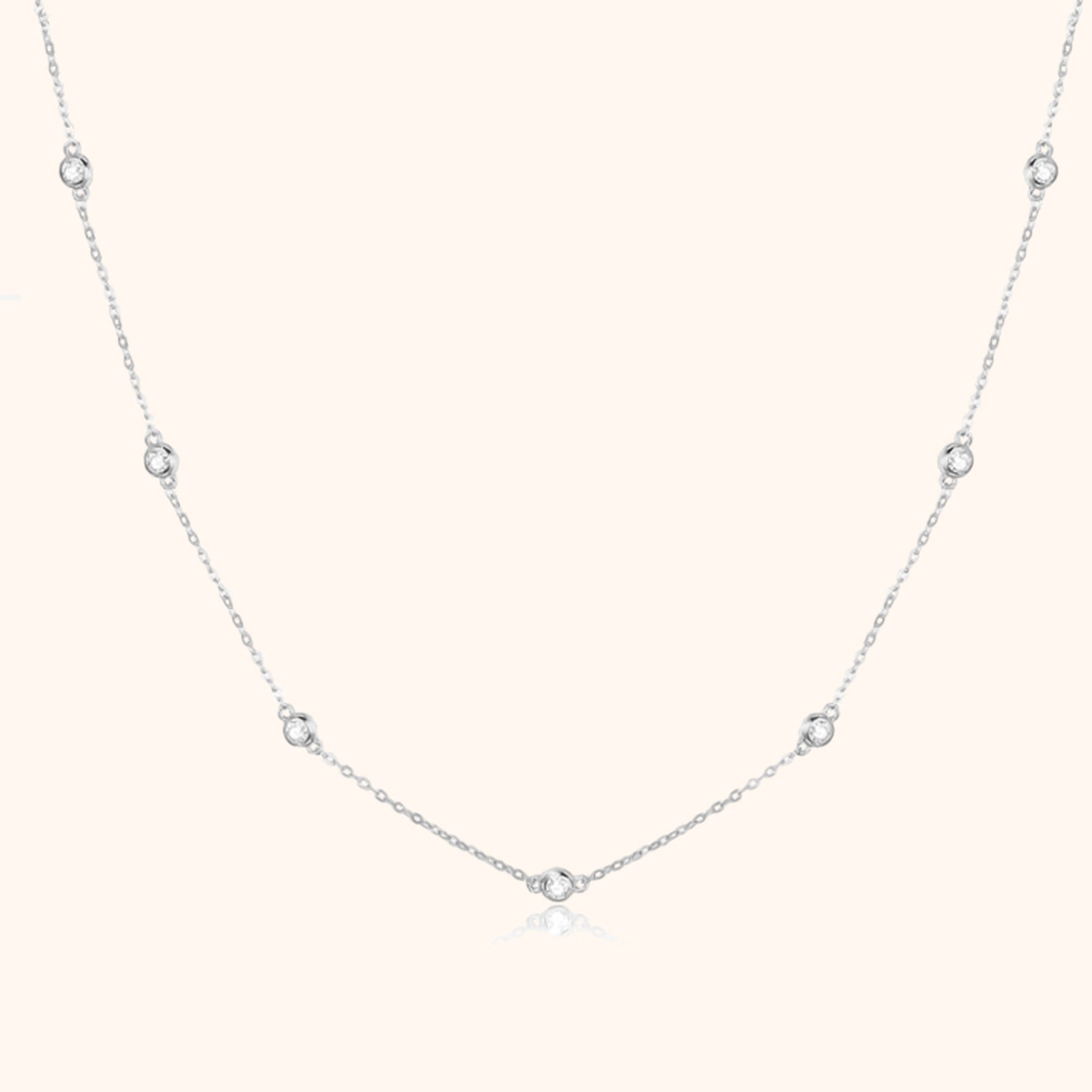 Elegant Elara Zirconia Necklace for a Refined Look