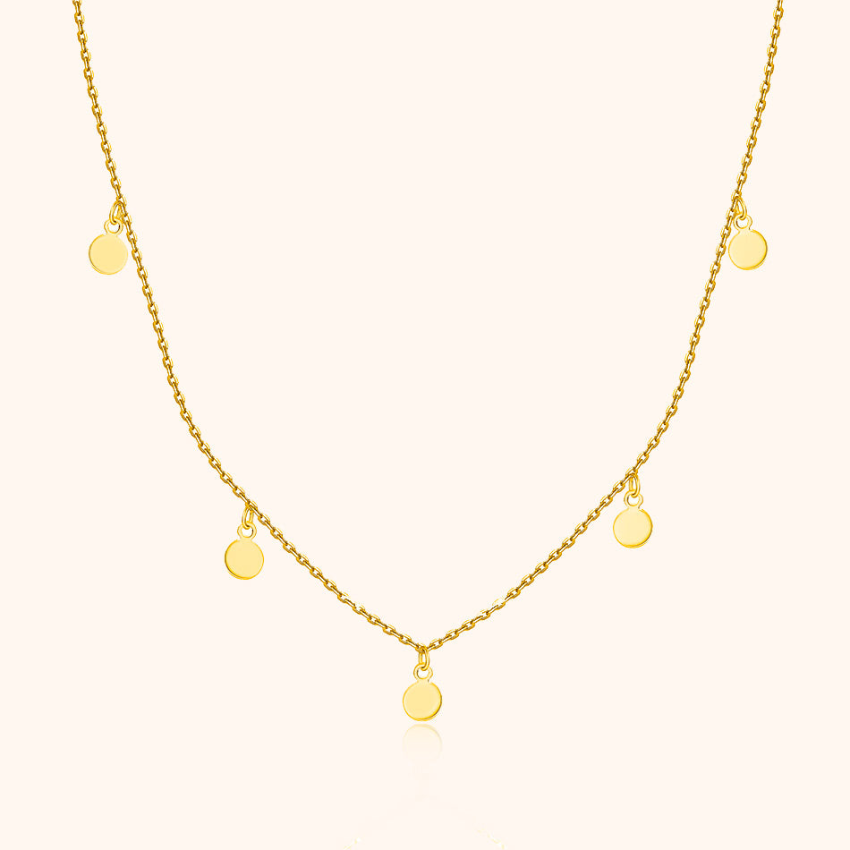 Elegant Aylin Necklace with Charming Small Circles