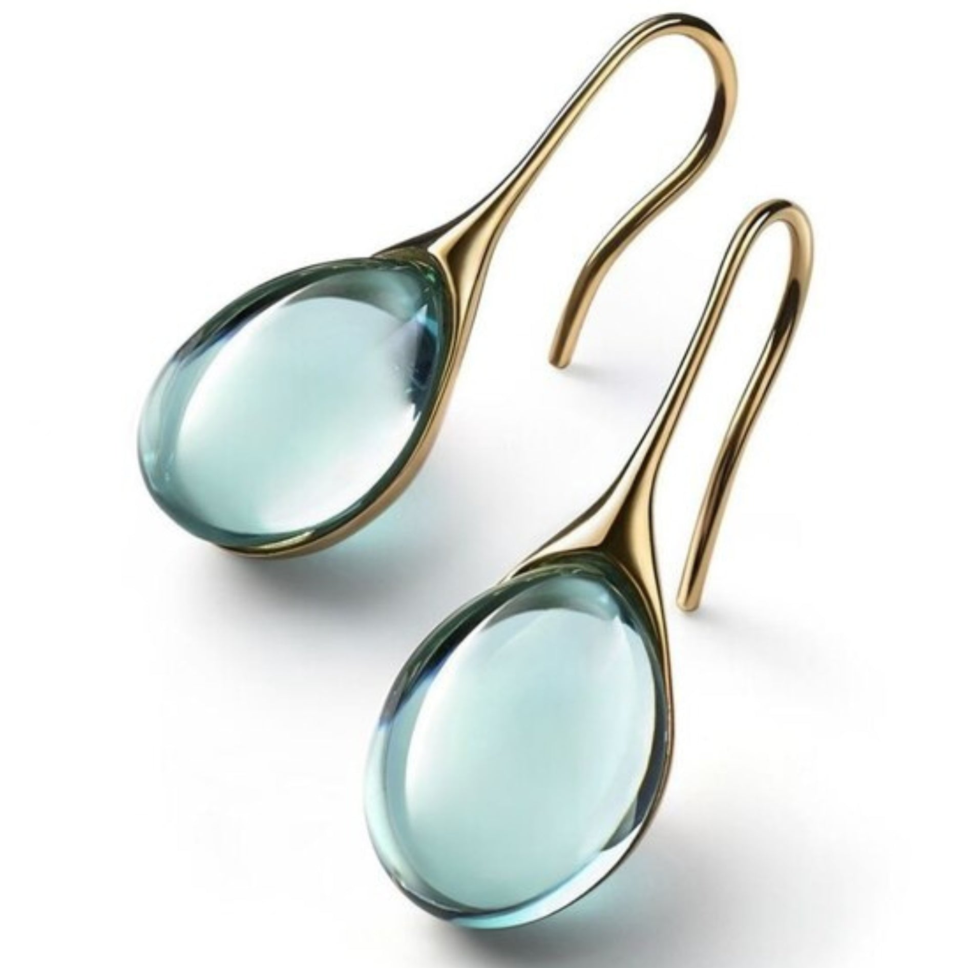 Stylish Celestina Earrings with Crystal Drop - A Trendy Must-Have!