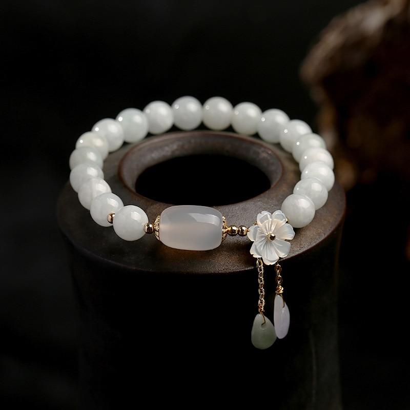Serenity Jade Bracelet - Elegant Green Jewelry