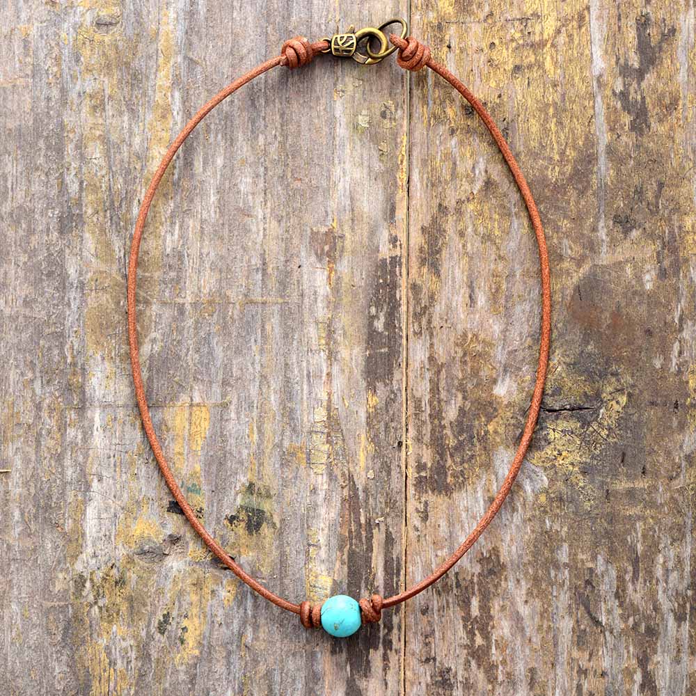 Calista Necklace – Elegant Turquoise Choker