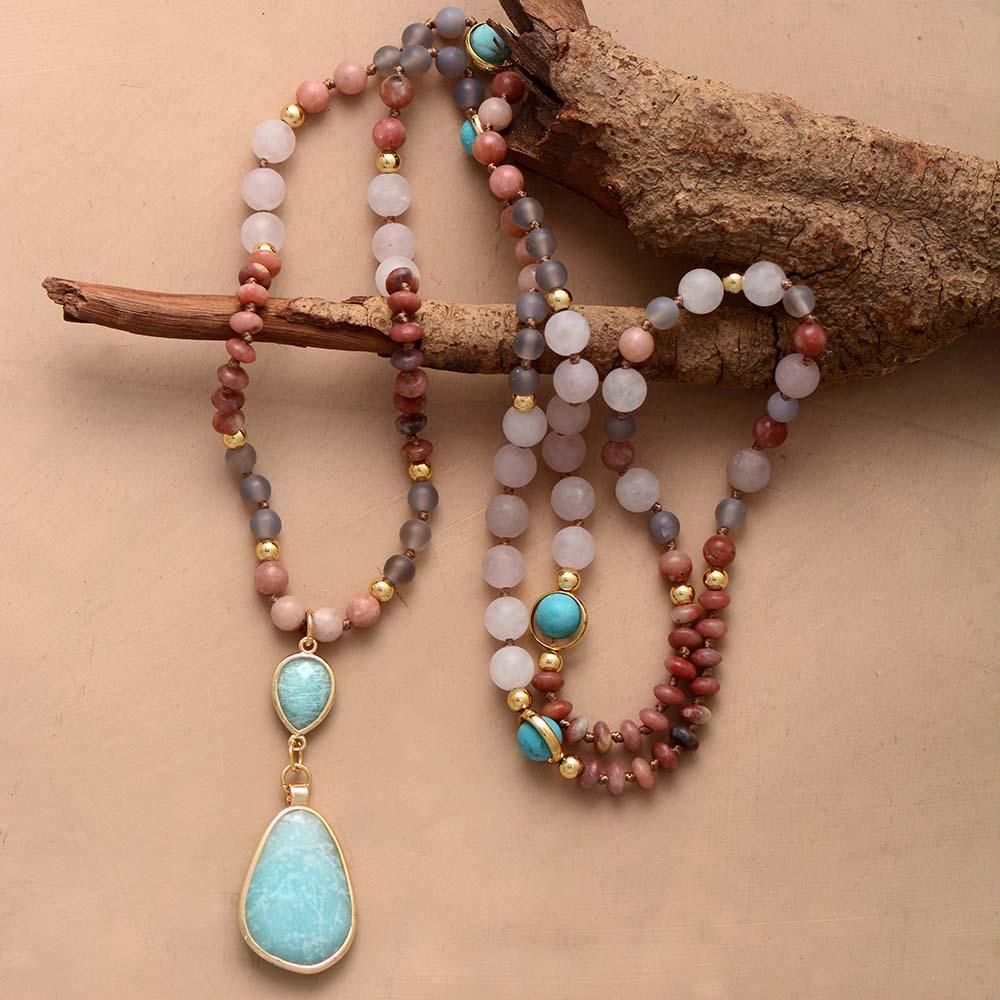 Aurielle Mala Kette - Deep Cleansing Pastel Pendant