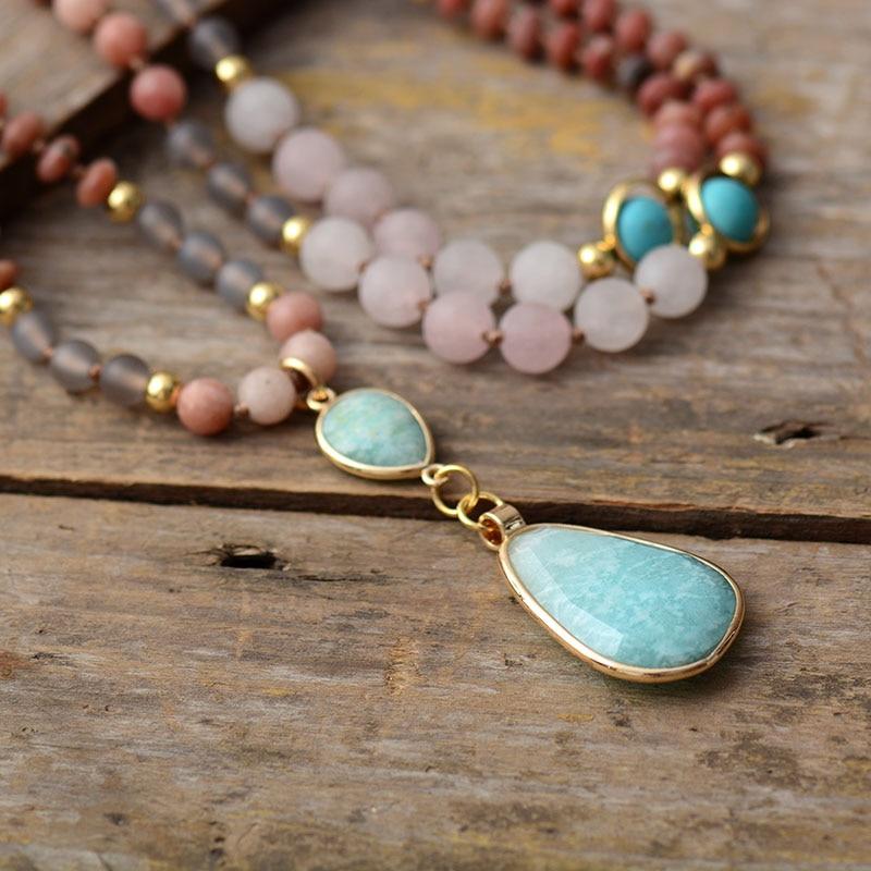 Aurielle Mala Kette - Deep Cleansing Pastel Pendant