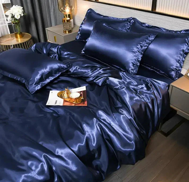 SatinLuxe Bedspread - Luxurious Satin Bedding for Your Bedroom