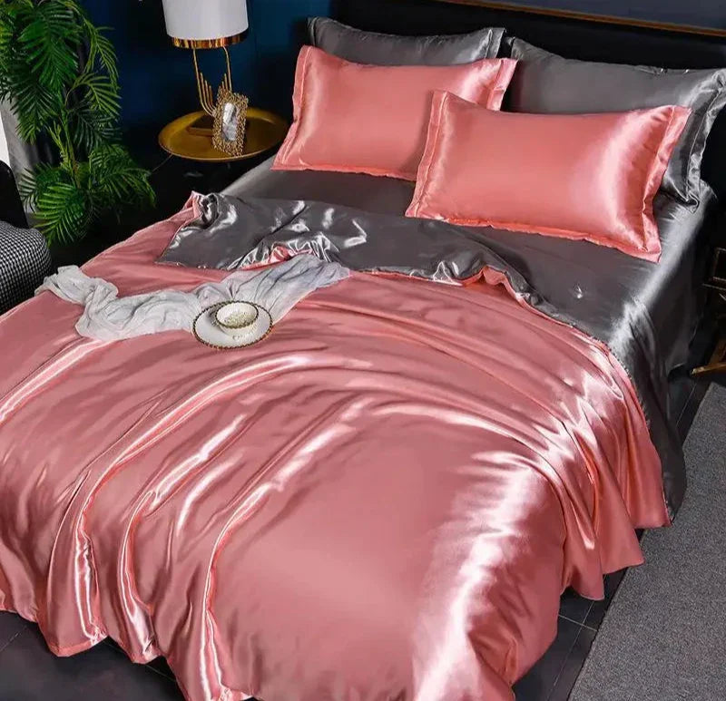 SatinLuxe Bedspread - Luxurious Satin Bedding for Your Bedroom