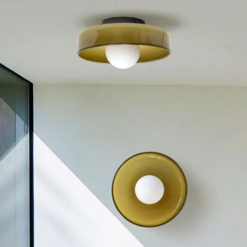 Nordic Elegance - GlassGlow Ceiling Lamp for Your Home