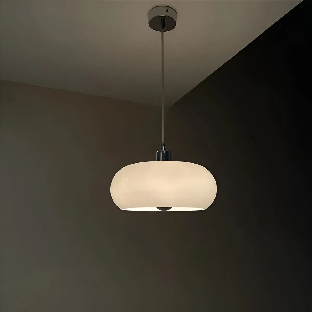 Luxe Retro Glass Pendant - Elegant LED Ceiling Light