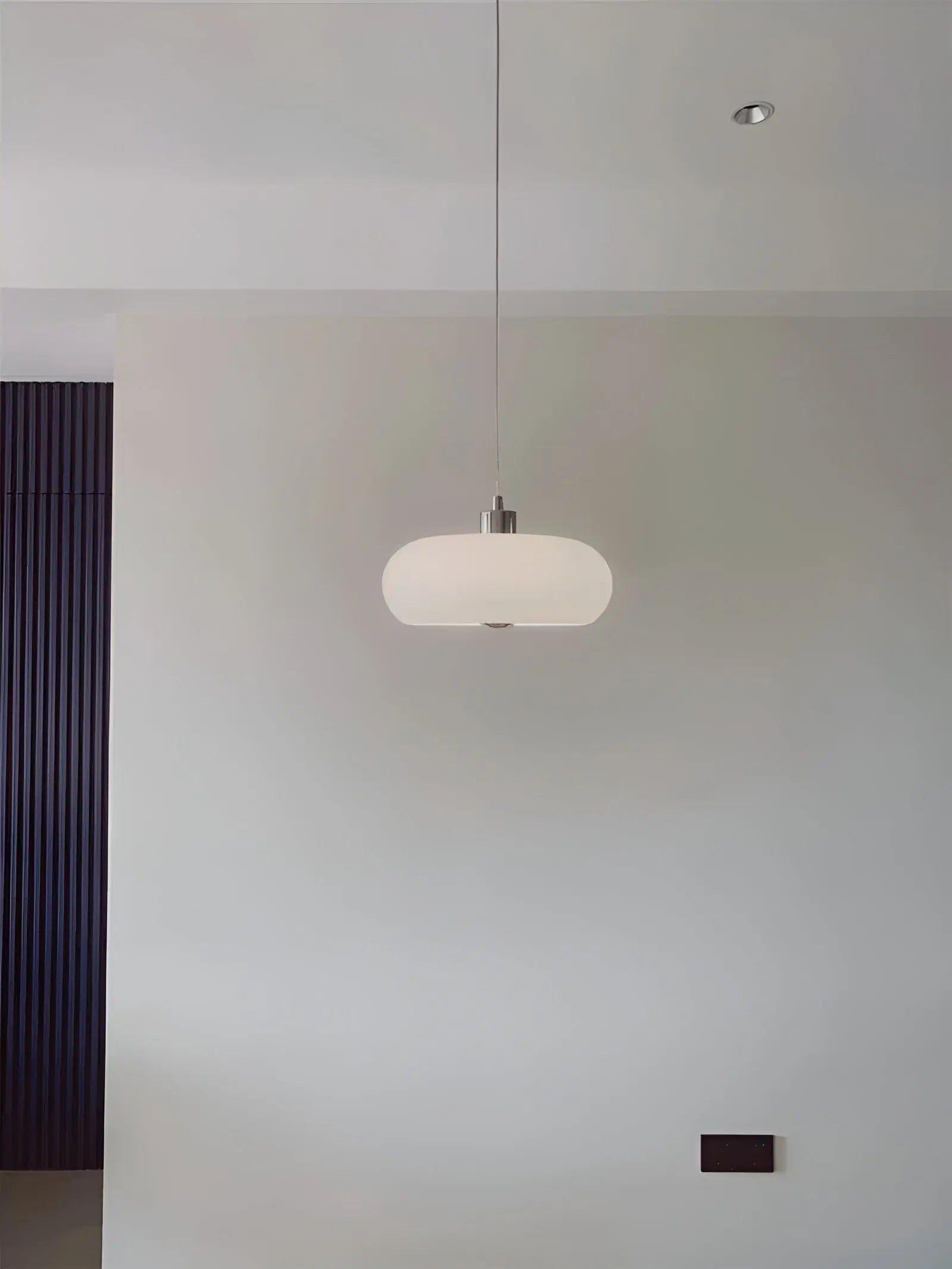 Luxe Retro Glass Pendant - Elegant LED Ceiling Light