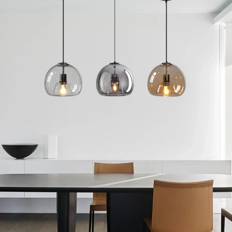 LumiGlow Pendant - Modern Glass Chandelier for Luxury Interiors