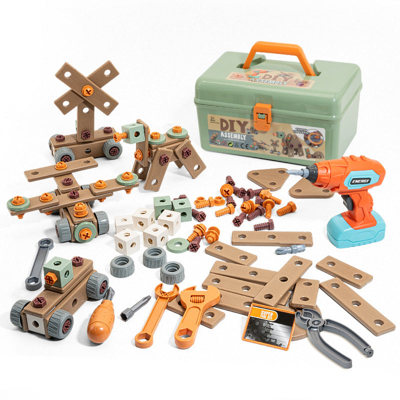 ConstructiePlezier - 100-piece Tool Set for Creative Kids
