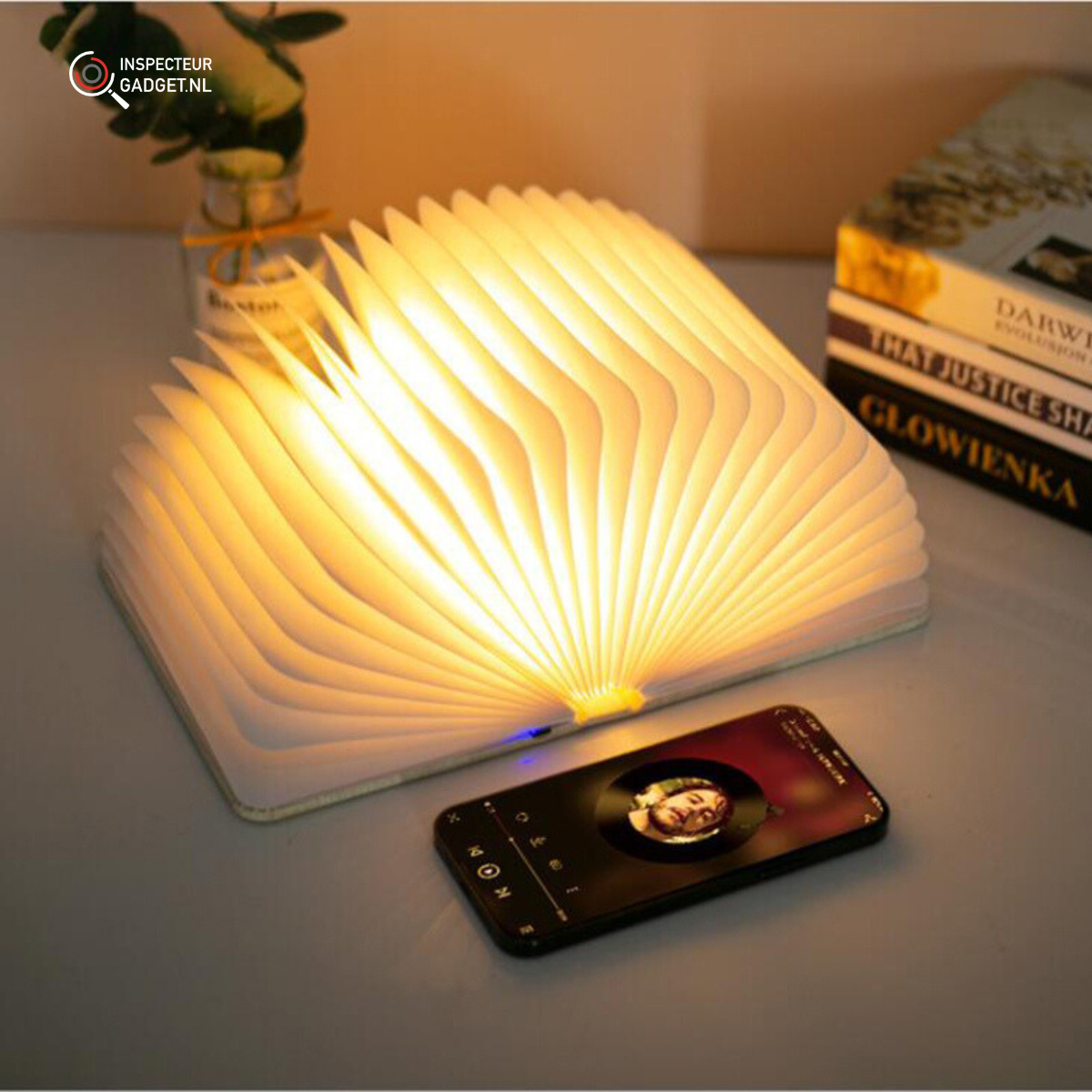 NovelGlow - Trådlös Uppladdningsbar Bordslampa
