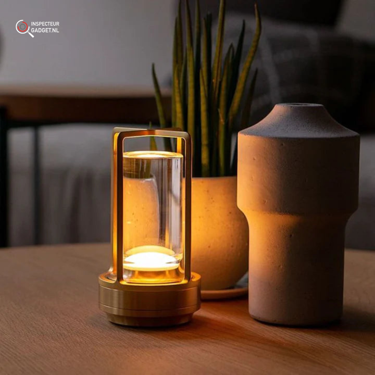 Qandlelight™ - Trådlös uppladdningsbar bordslampa