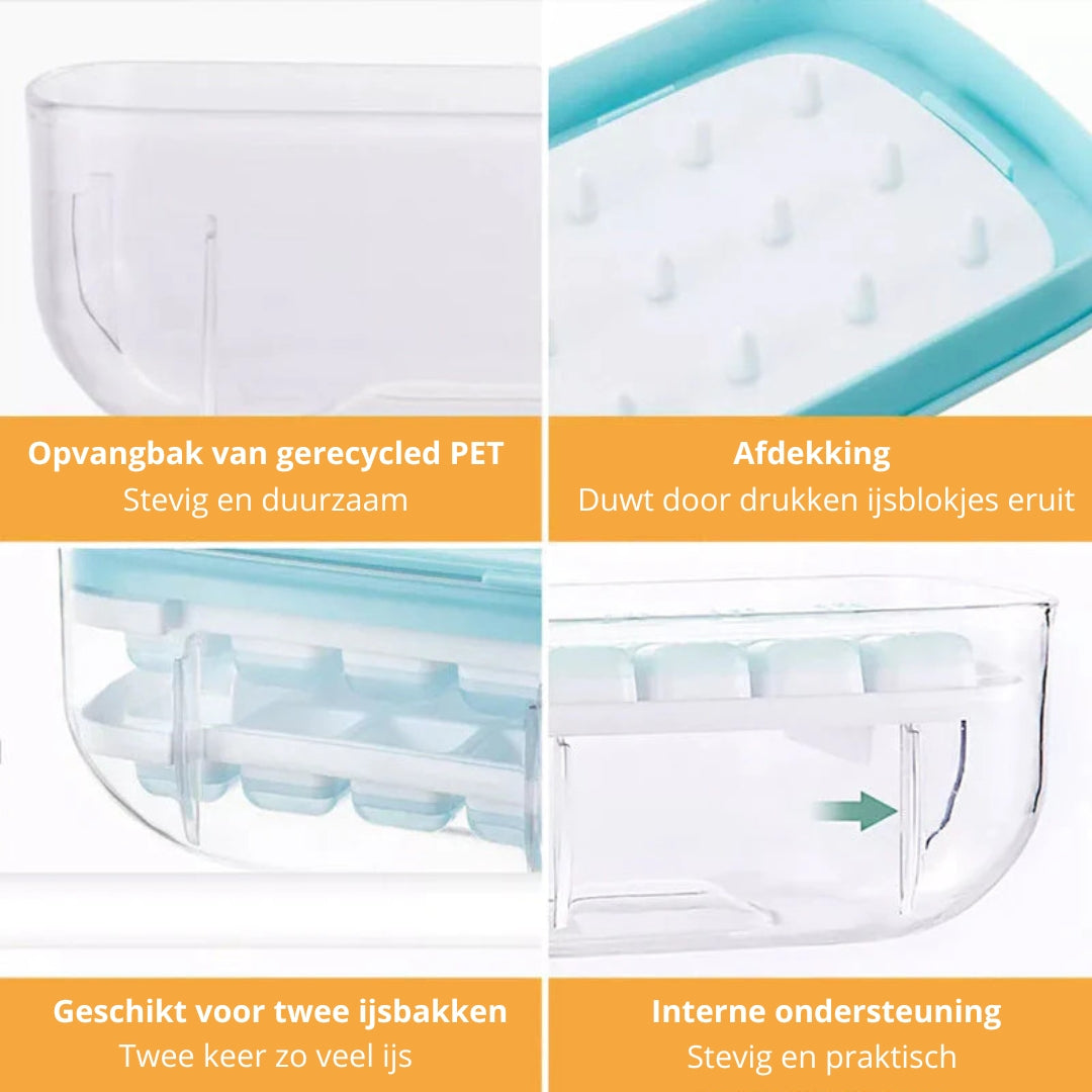 CoolCatcher – Practical Ice Cube Maker with Collector Box