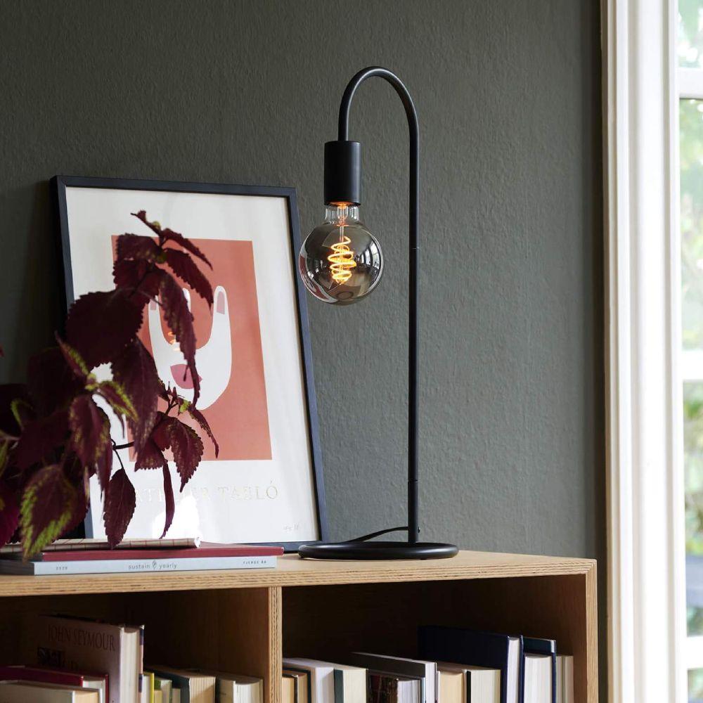 Grant Forge Table Lamp - Black Industrial Table Lamp