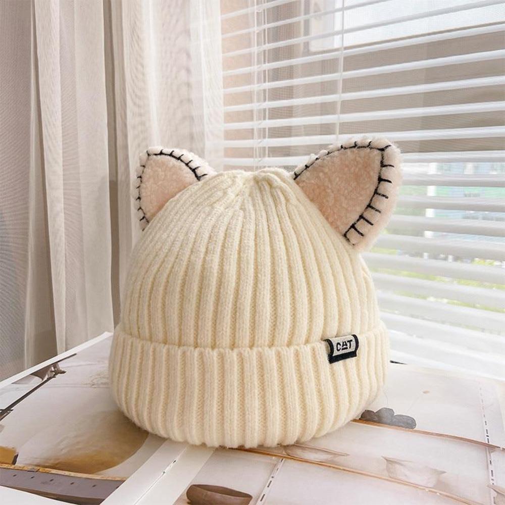 CozyCat Beanie - Trendy Winter Hat with Cat Ears