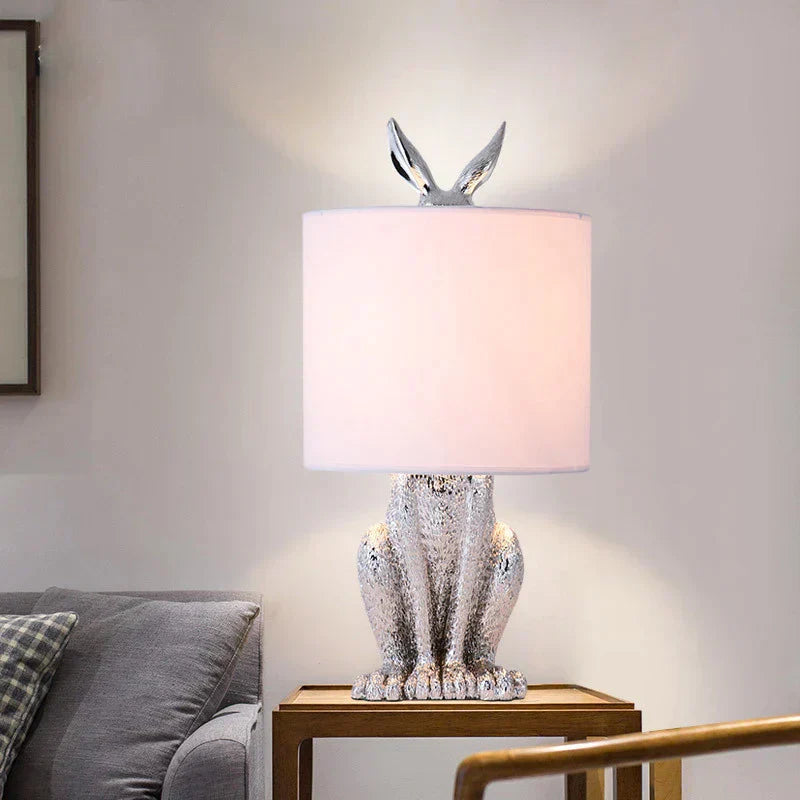 Chic Masked Rabbit Lamp – Elegant Mood Creator