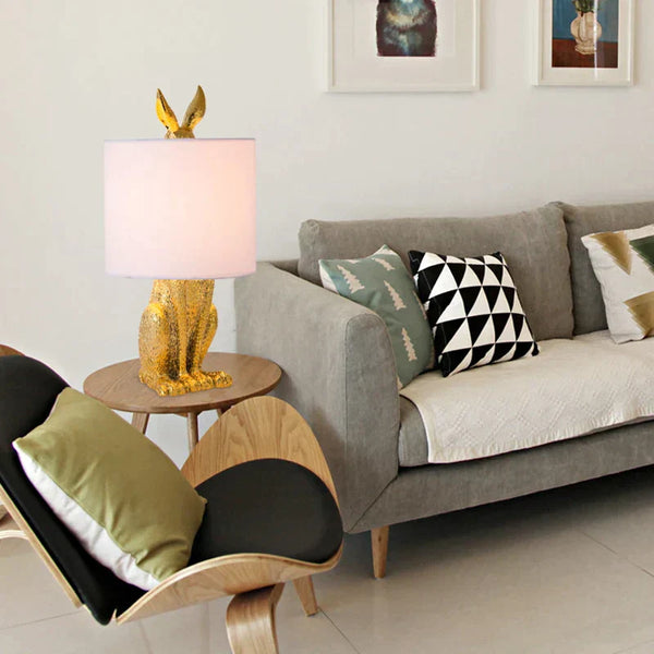 Chic Maskerad Kaninlampa – Elegant Stämningsskapare