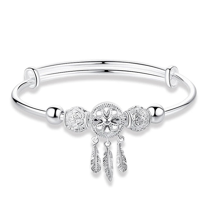 Justerbar 925 Silver Drömfångare Armband - Lisas Förtrollning