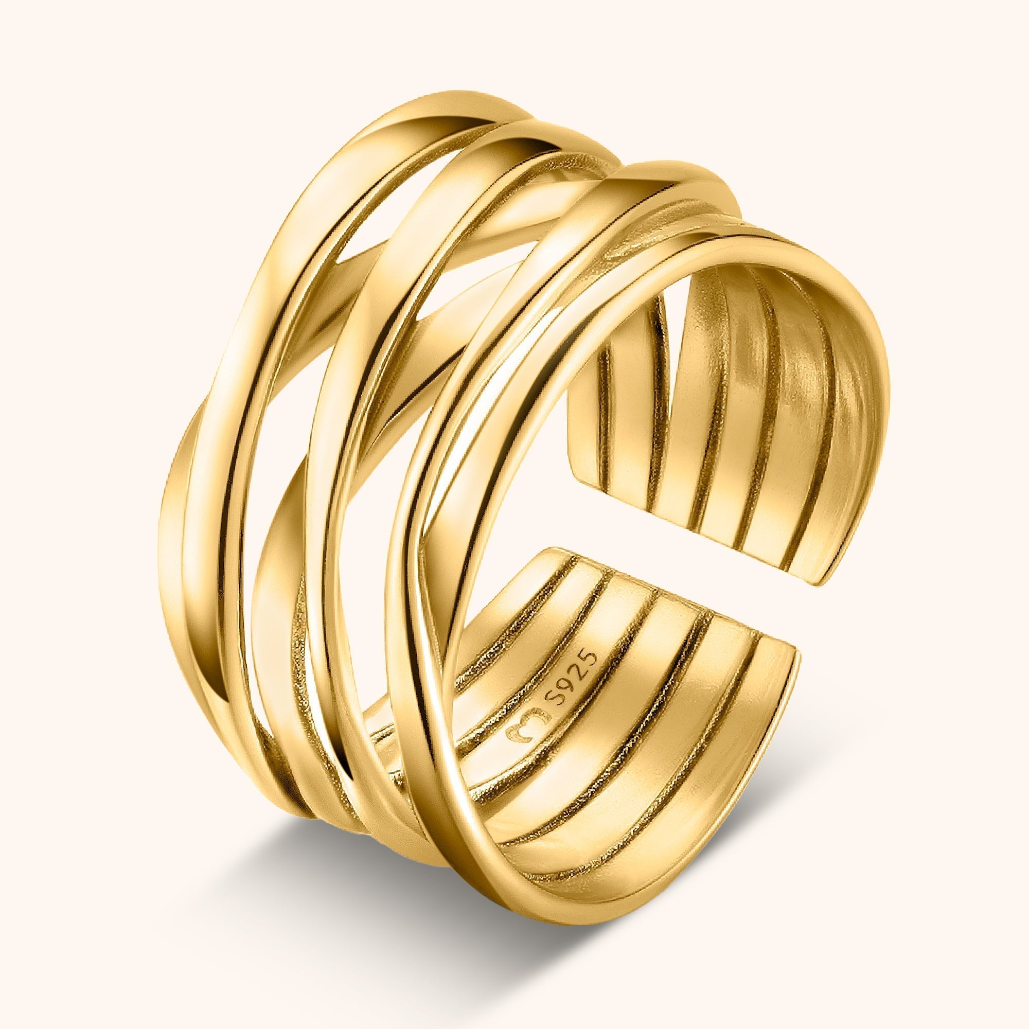Elegant branched ring - Nora