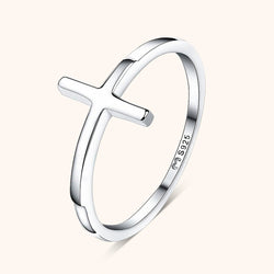 Chic Amélie Ring med Korsdetalj