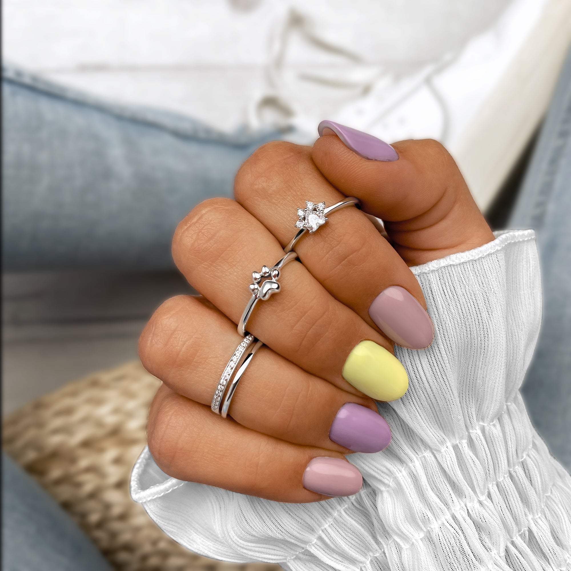 Sienna Double Zirconia Ring - Elegance and Splendor in One Gem!