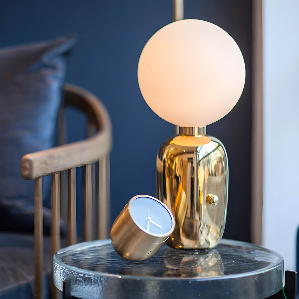 RaisoGlow Ljus - Minimalistisk Modern Bordslampa för Stämningsbelysning