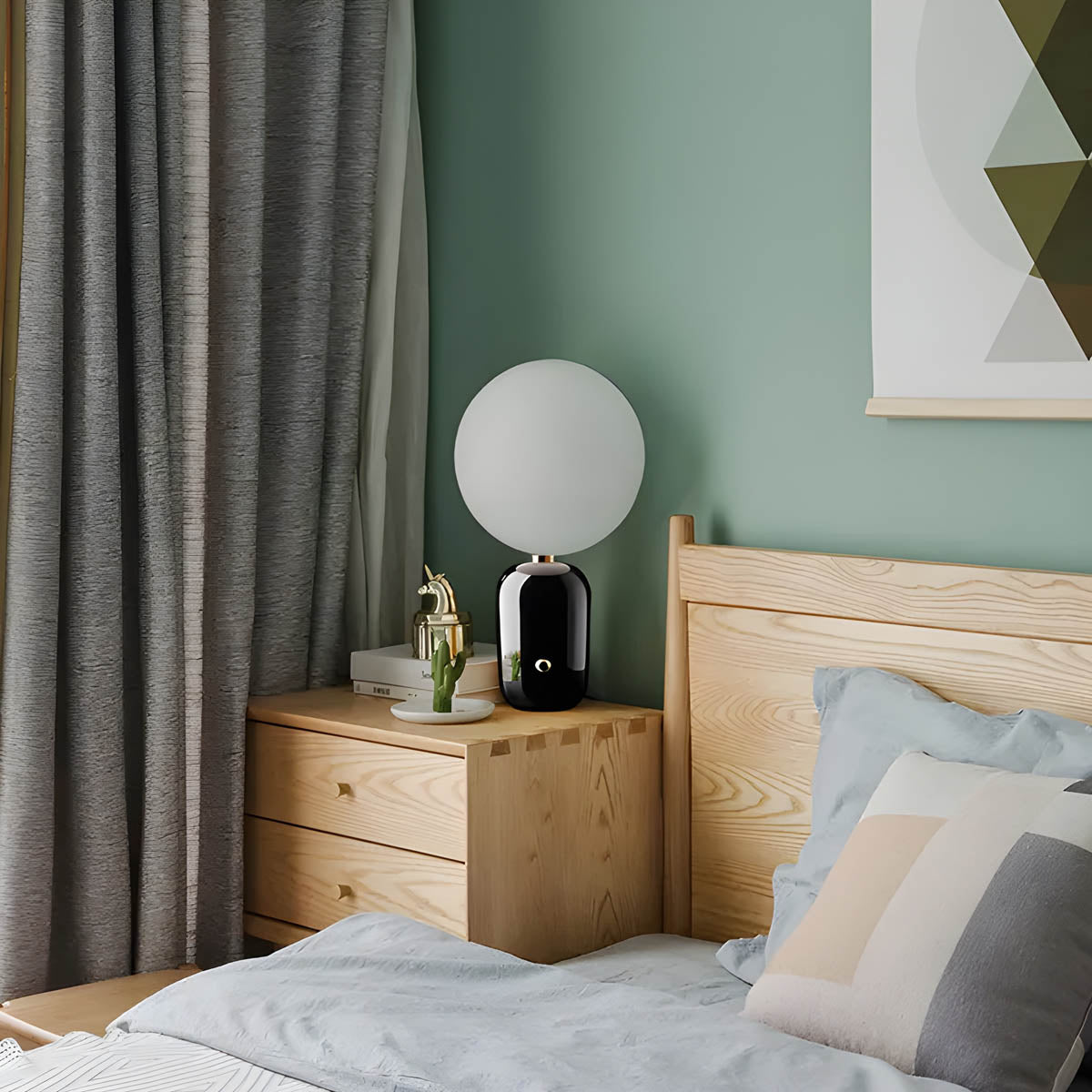 RaisoGlow Ljus - Minimalistisk Modern Bordslampa för Stämningsbelysning
