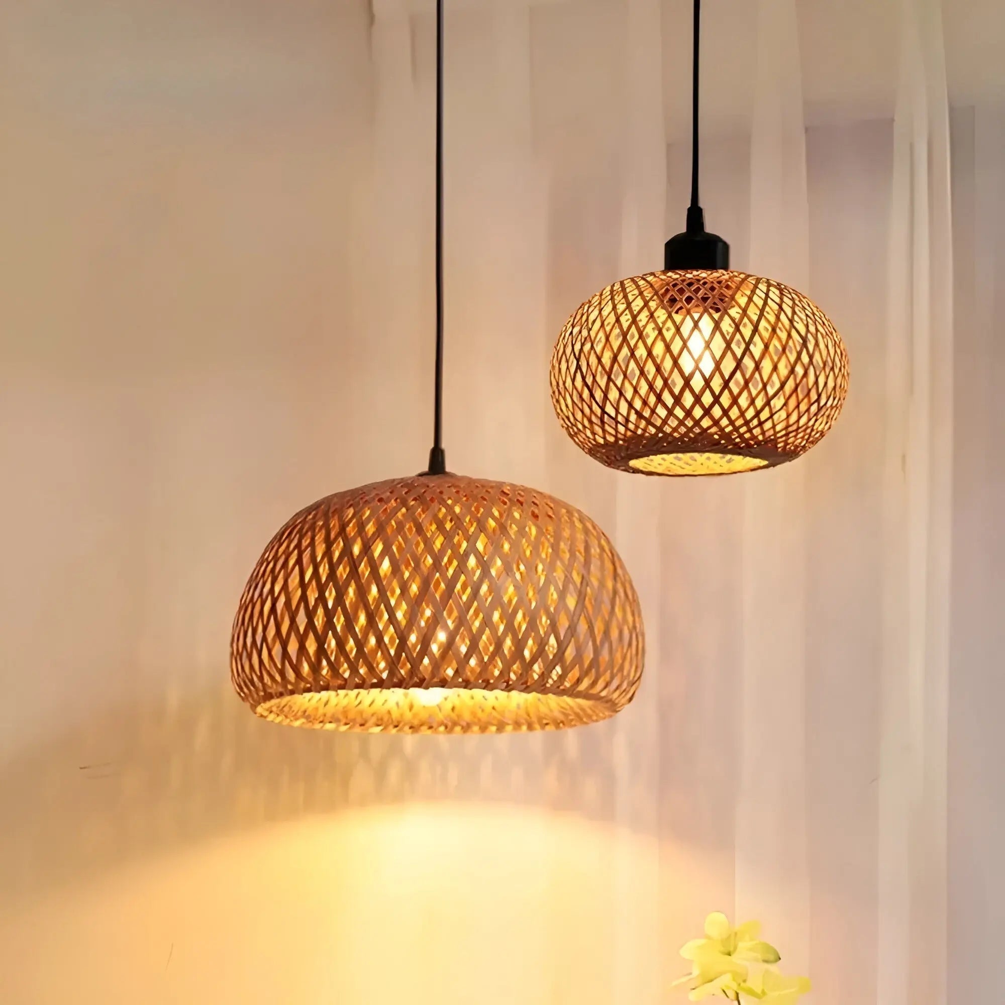 Elegant Rotan Pendant Lamp: LUXURY Lighting for Every Room