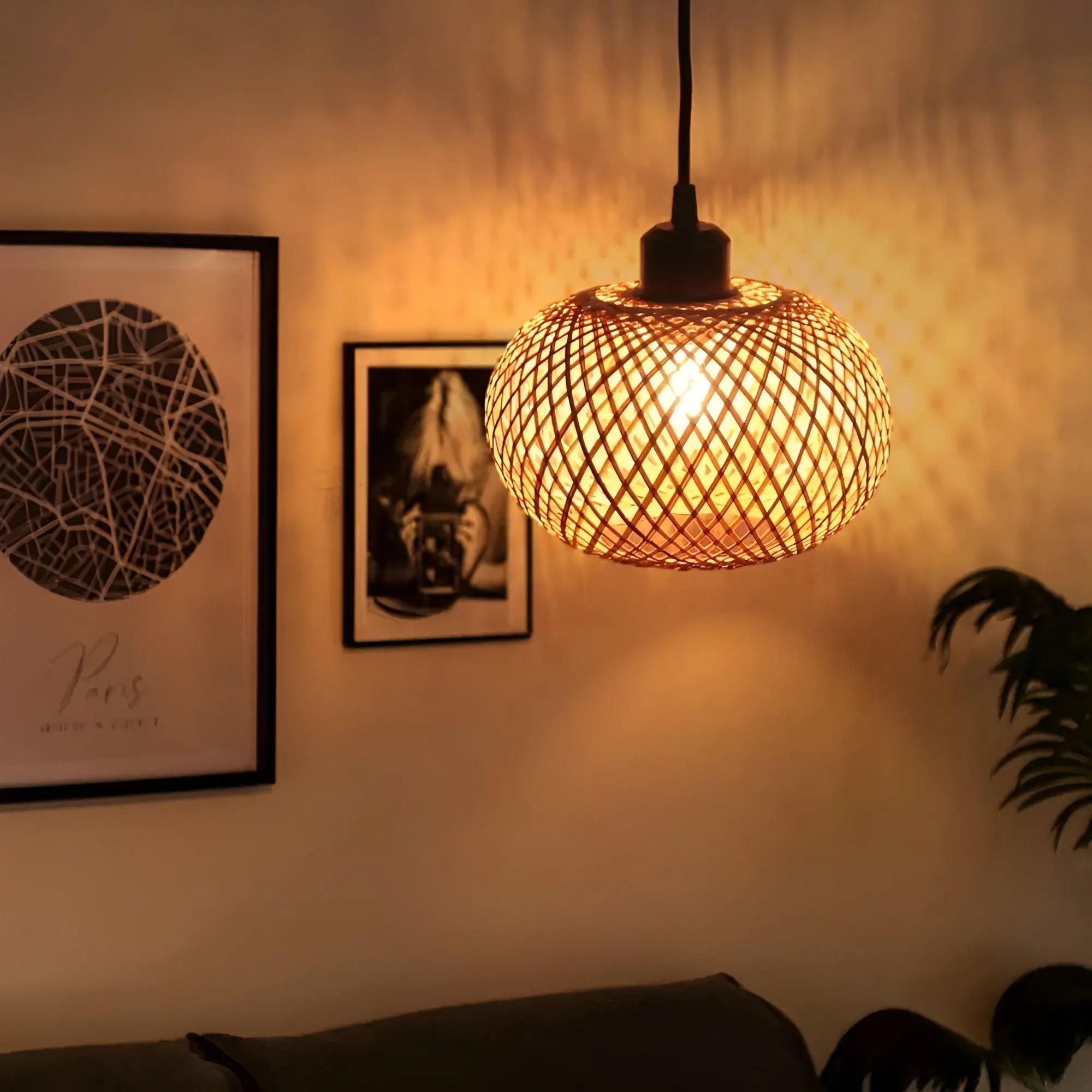 Elegant Rotan Pendant Lamp: LUXURY Lighting for Every Room