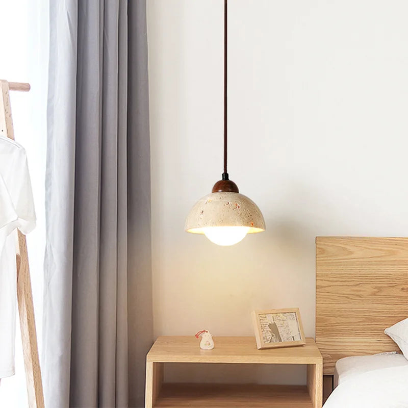 TranquilGlow Chandelier - Wabi Sabi Luxury Lighting
