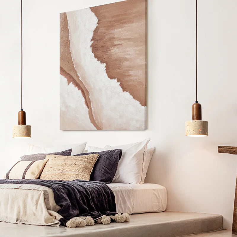 TranquilGlow Chandelier - Wabi Sabi Luxury Lighting