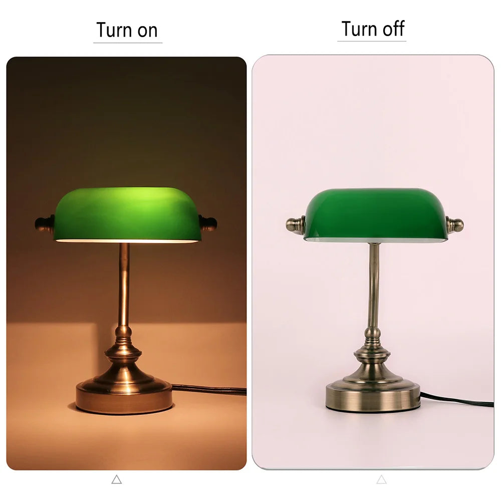Retro Mini Skrivbordslampa NostalGlow – Kompakt Elegans