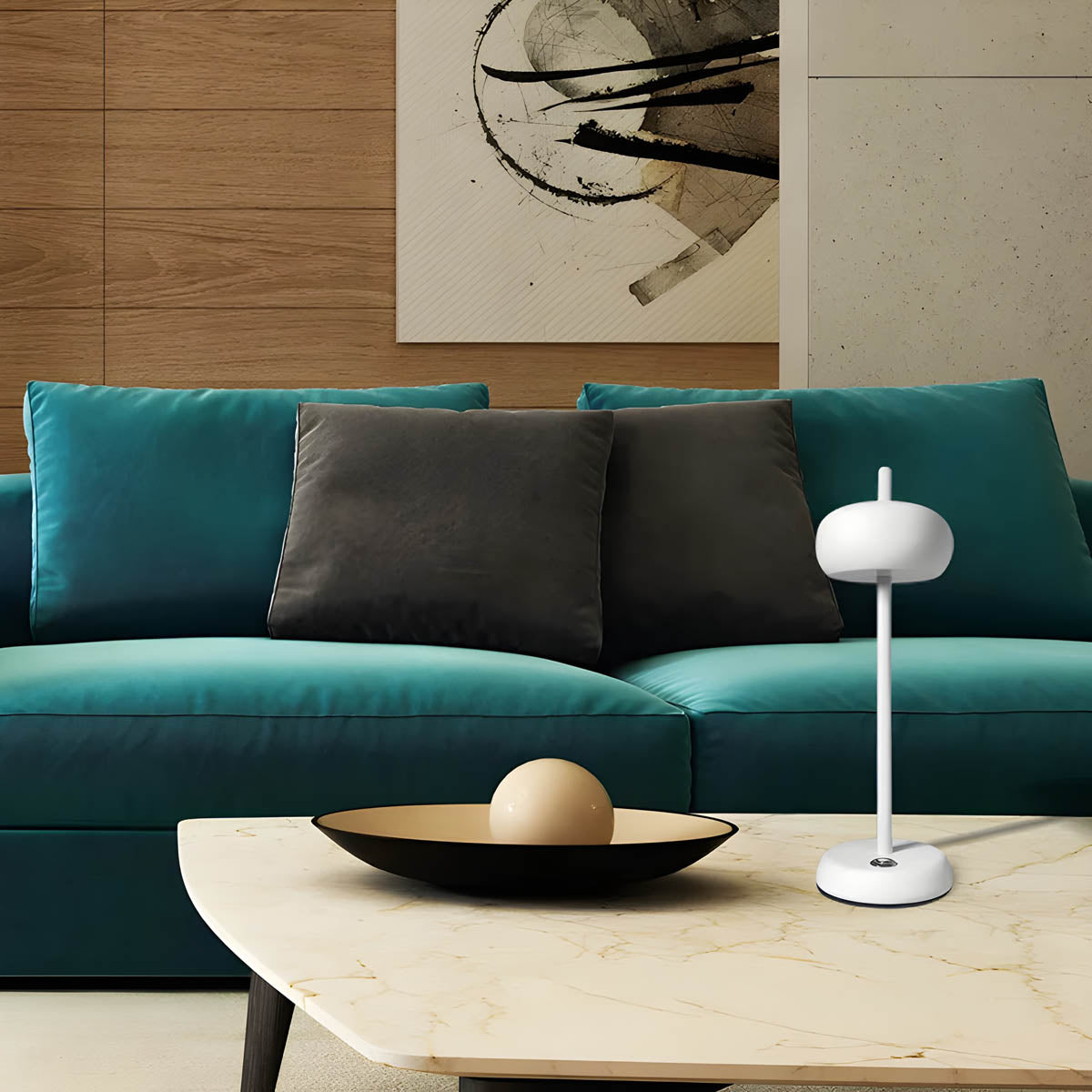 SleekGlow Bordslampa - Modern Design för Fina Interiörer