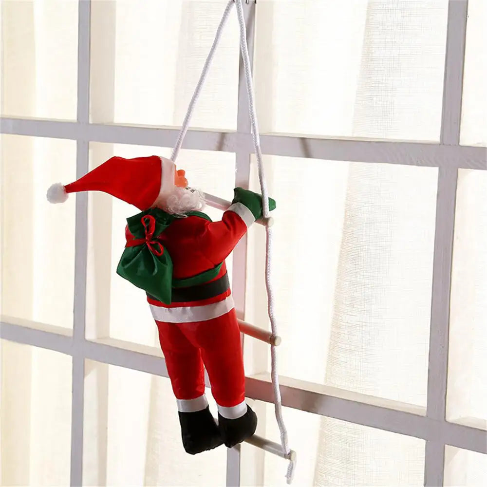 Climbing Santa Claus - Christmas decoration for the holidays